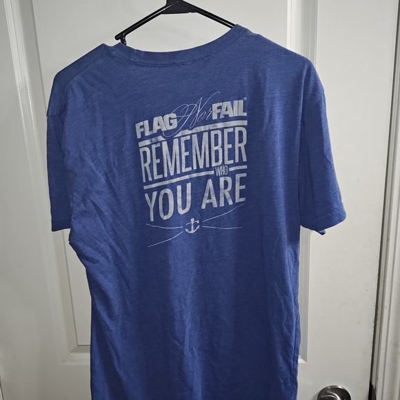 Vintage "Make History" Flag Nor Fail Graphic Tee – Size Medium - Picture 3 of 4